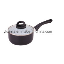 Utensílios de cozinha 16 centímetros de alumínio Ceramic Coating Milk Pot, panela Panela